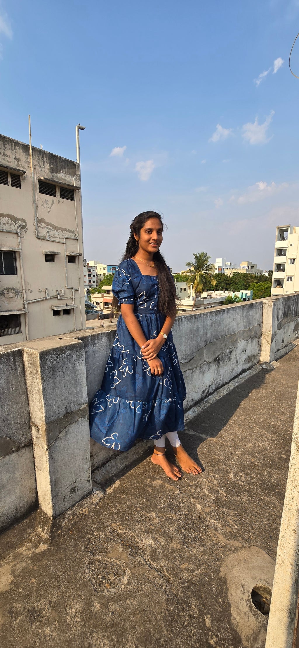 STYLISH 3 LAYER MAXI GOWN C33
