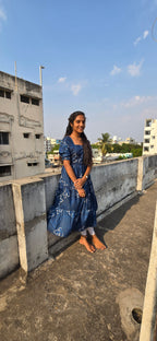 STYLISH 3 LAYER MAXI GOWN C33