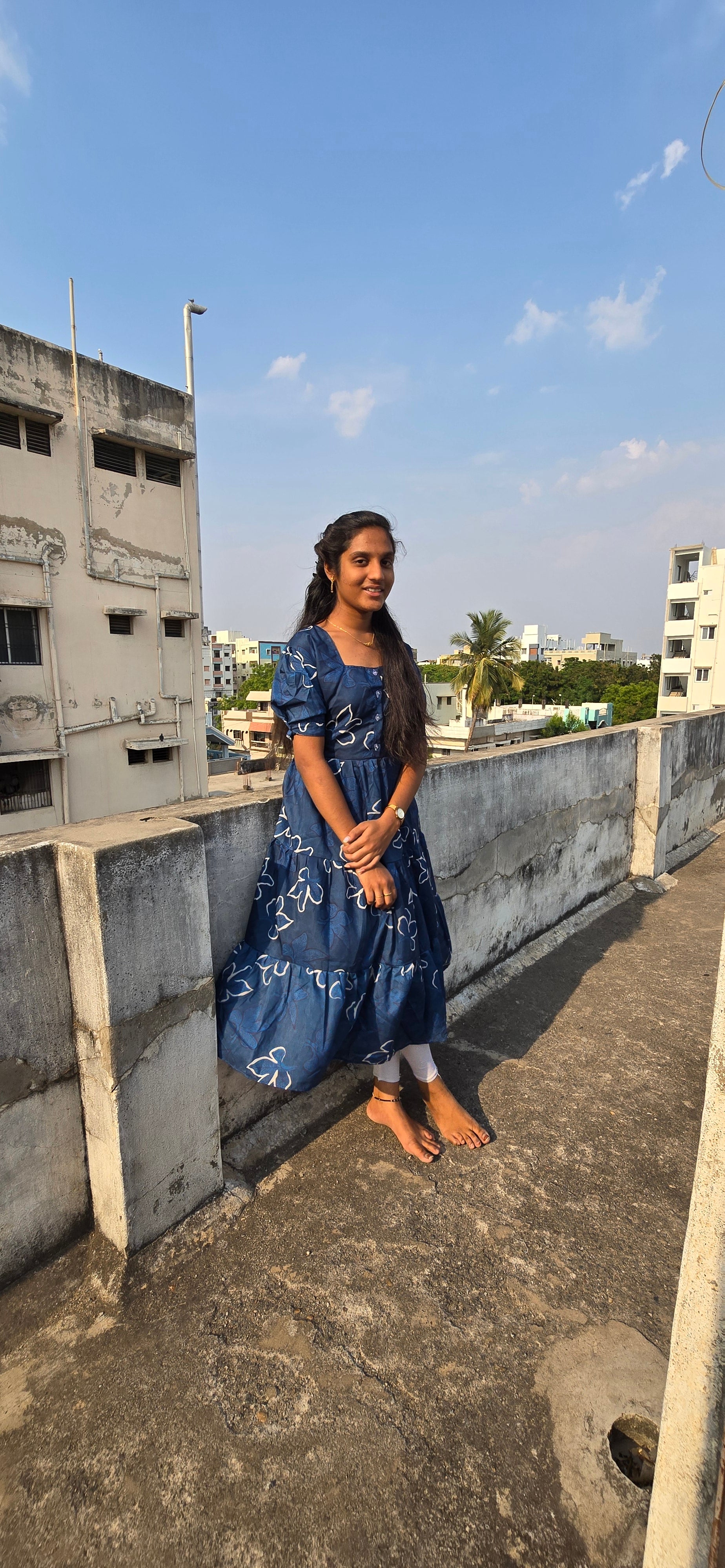 STYLISH 3 LAYER MAXI GOWN C33