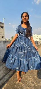 STYLISH 3 LAYER MAXI GOWN C33