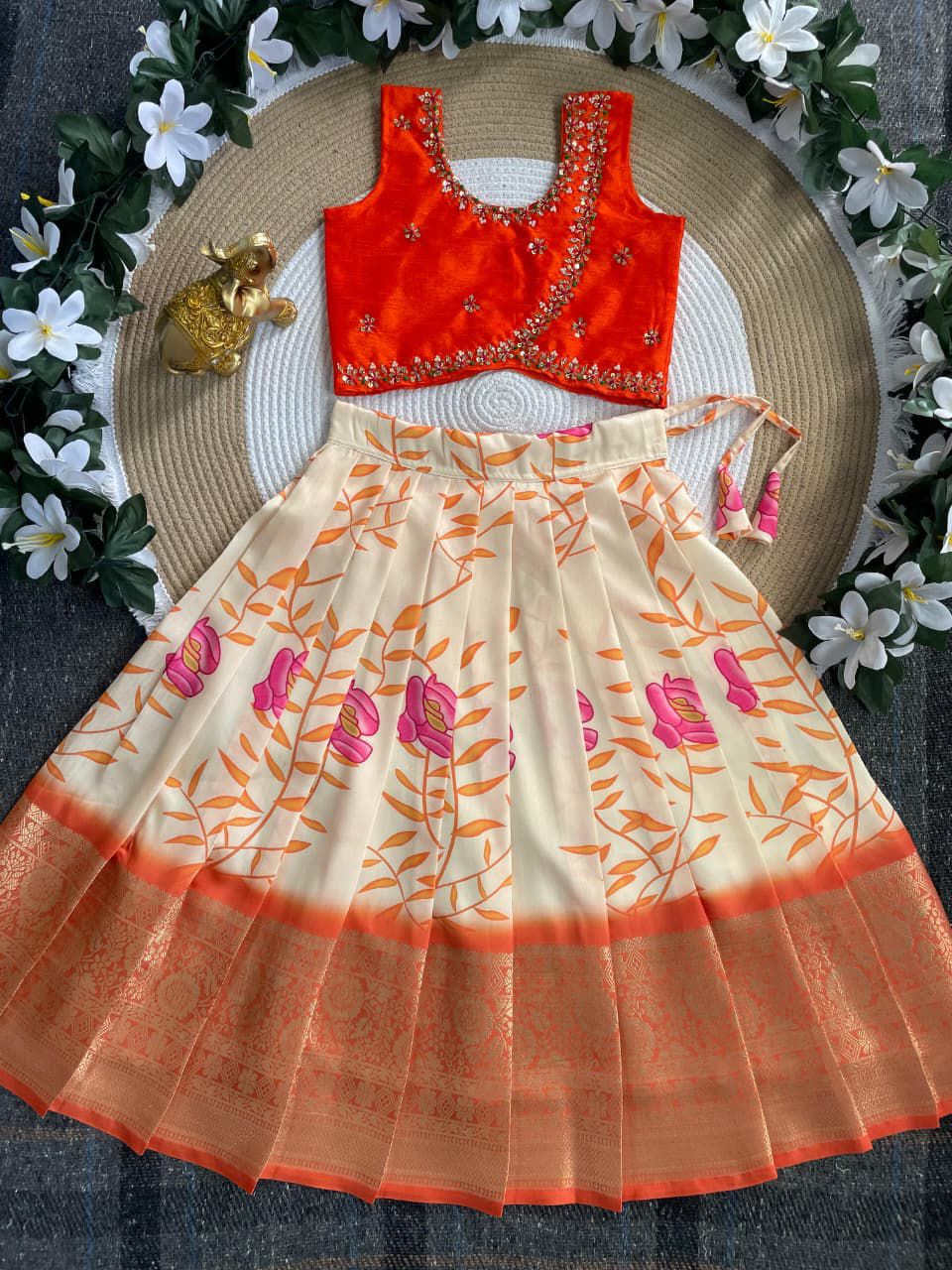 Croptop with Lehanga (kids)