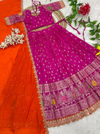 Premium Viscose dola Lehanga