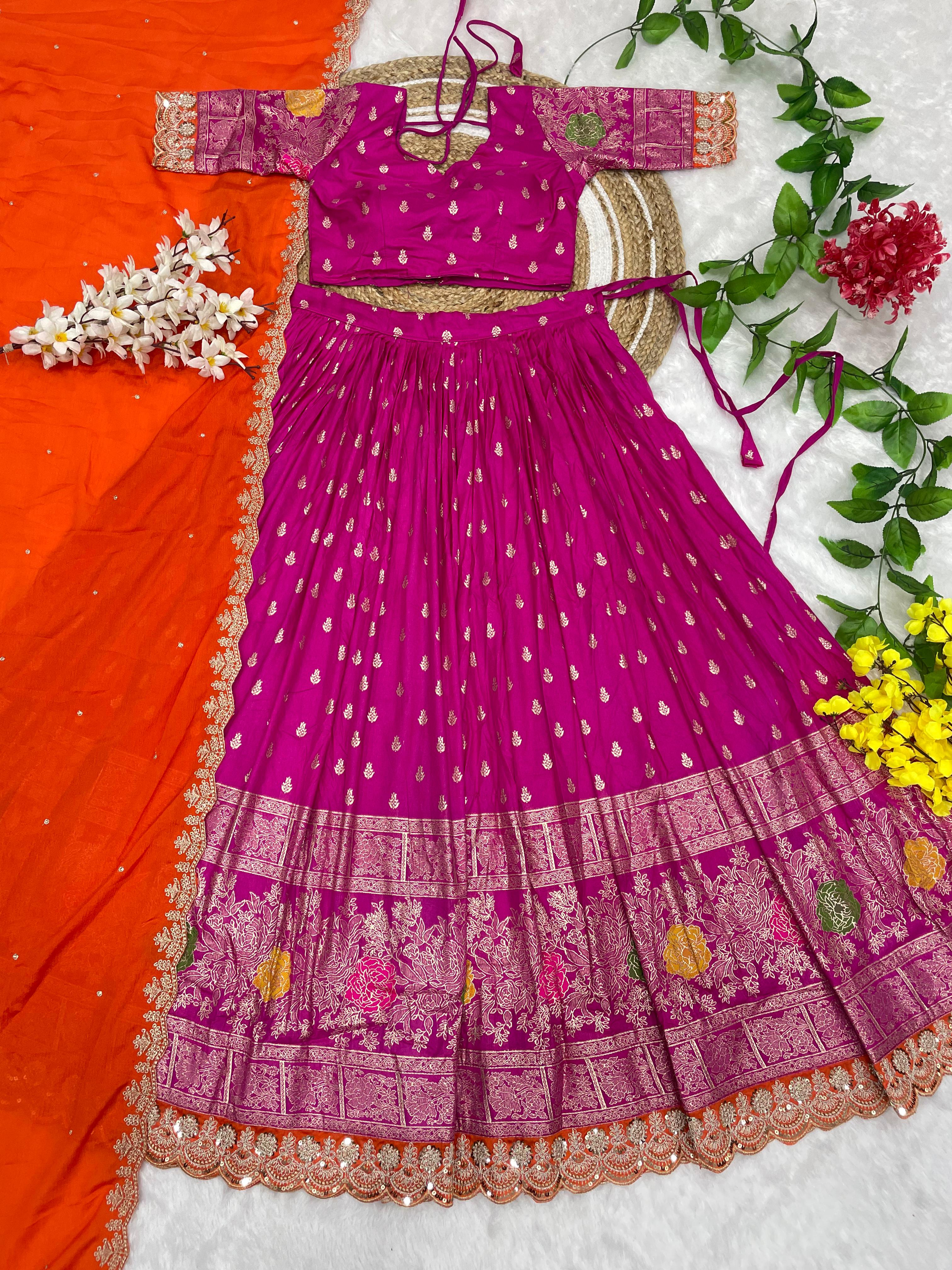 Premium Viscose dola Lehanga