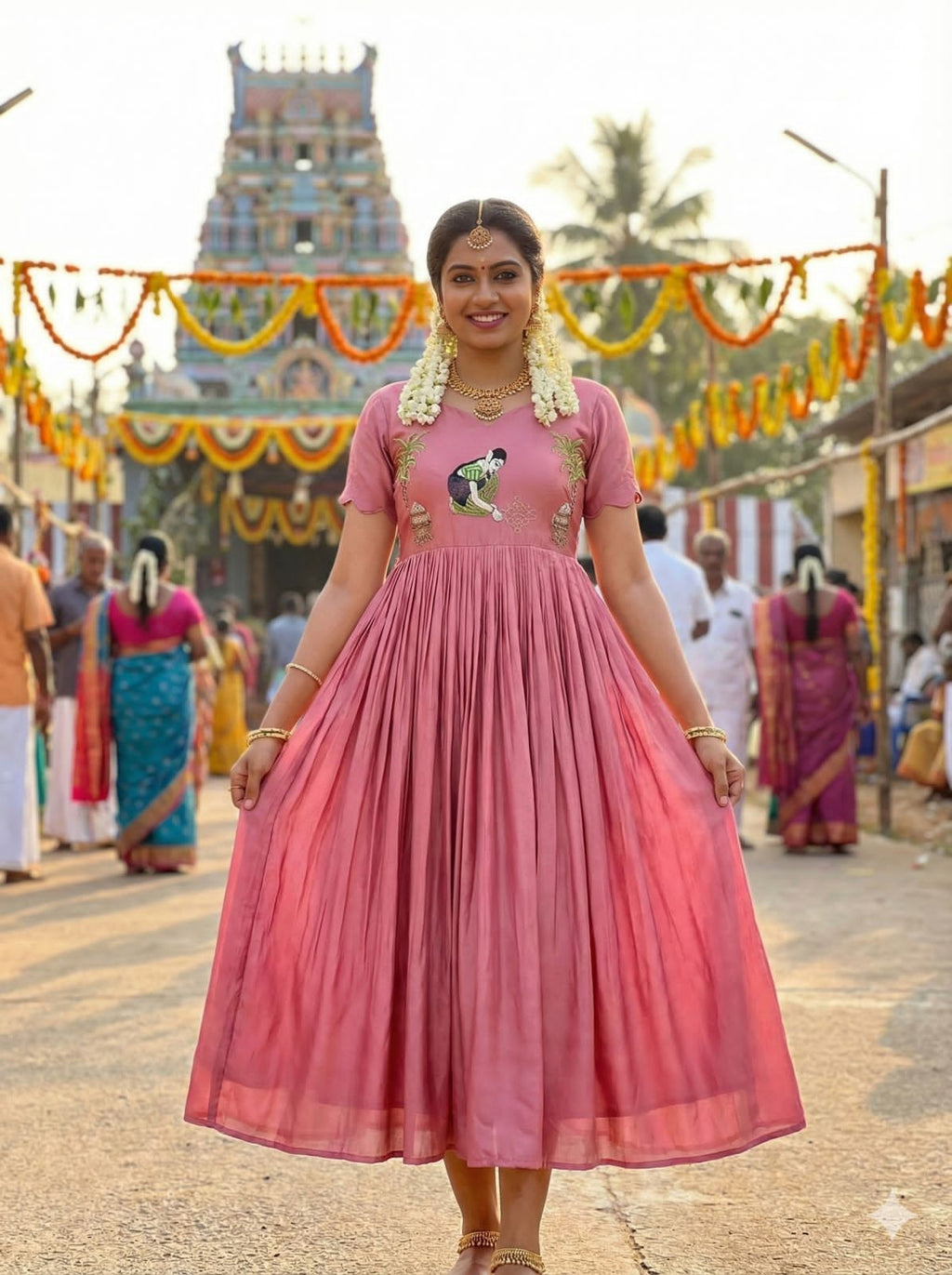 Pongal special frock