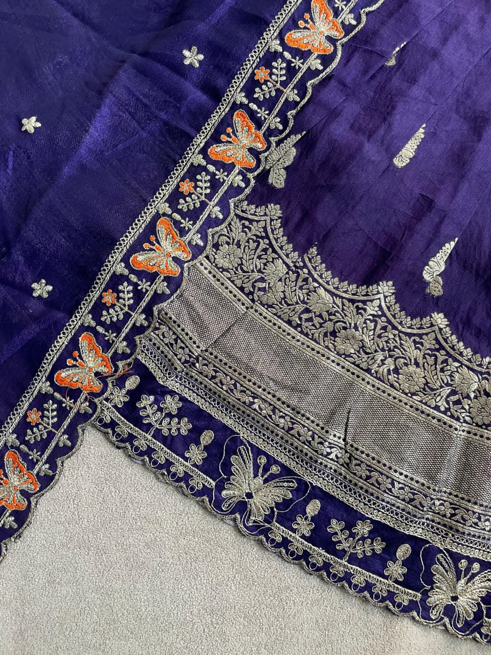 Butterfly Buff Lehengha-Choli & Dupatta🦋🦋🦋*