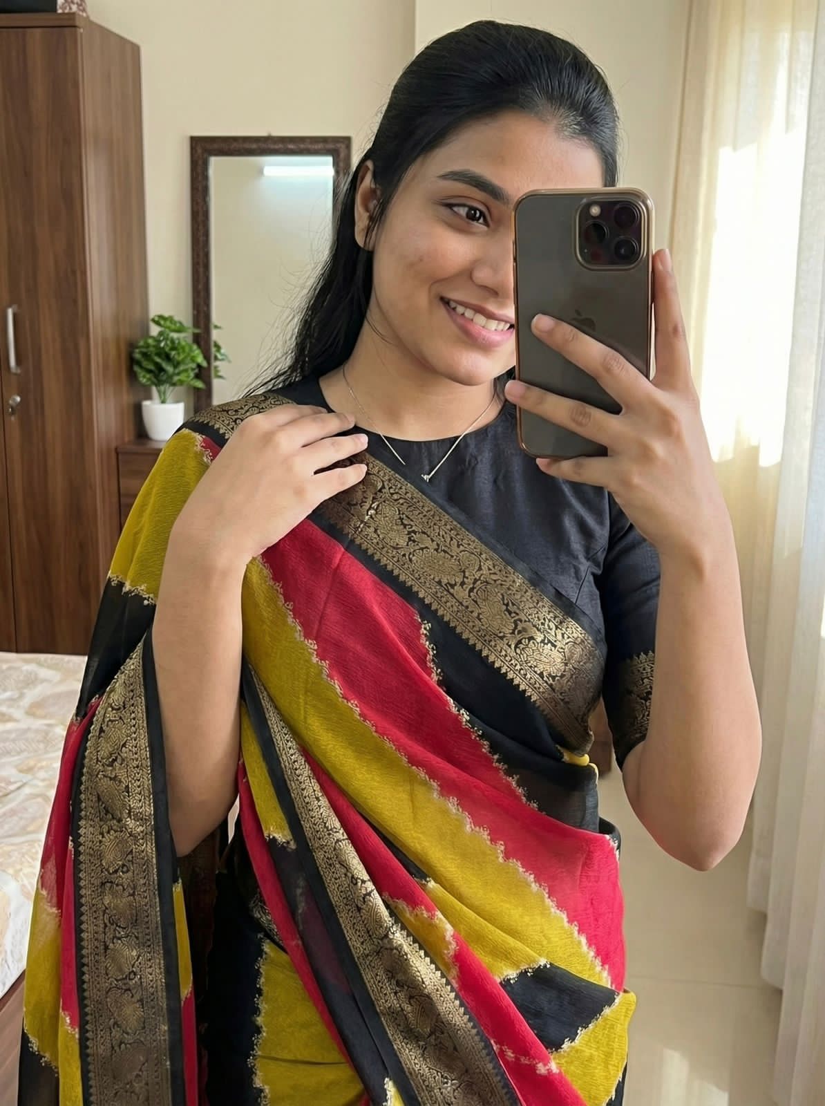 Marshmellow saree