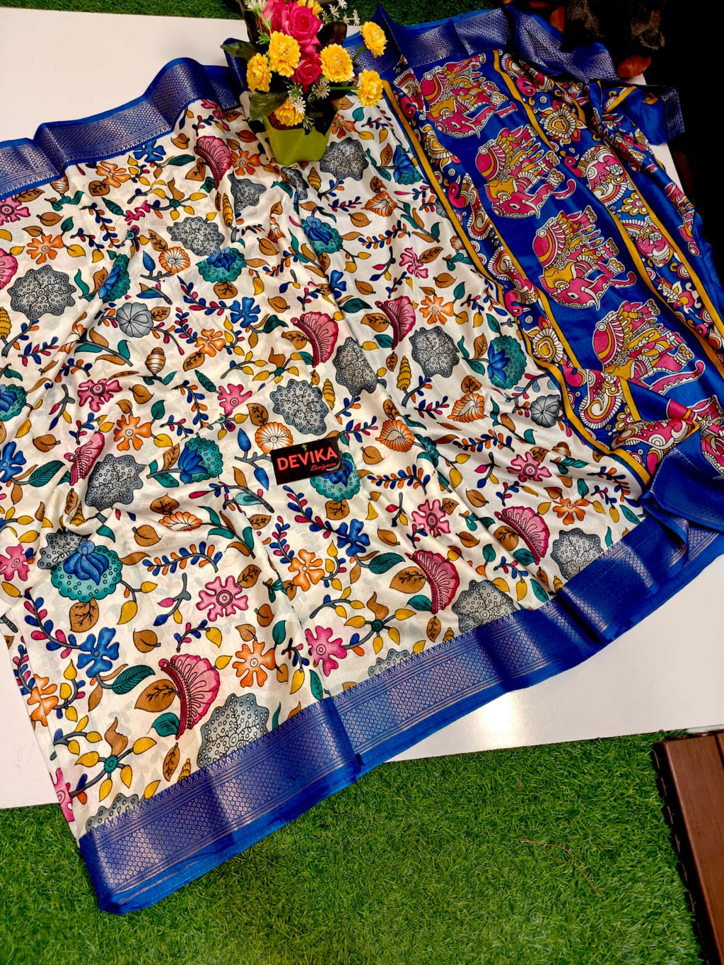semi dola dupia saree