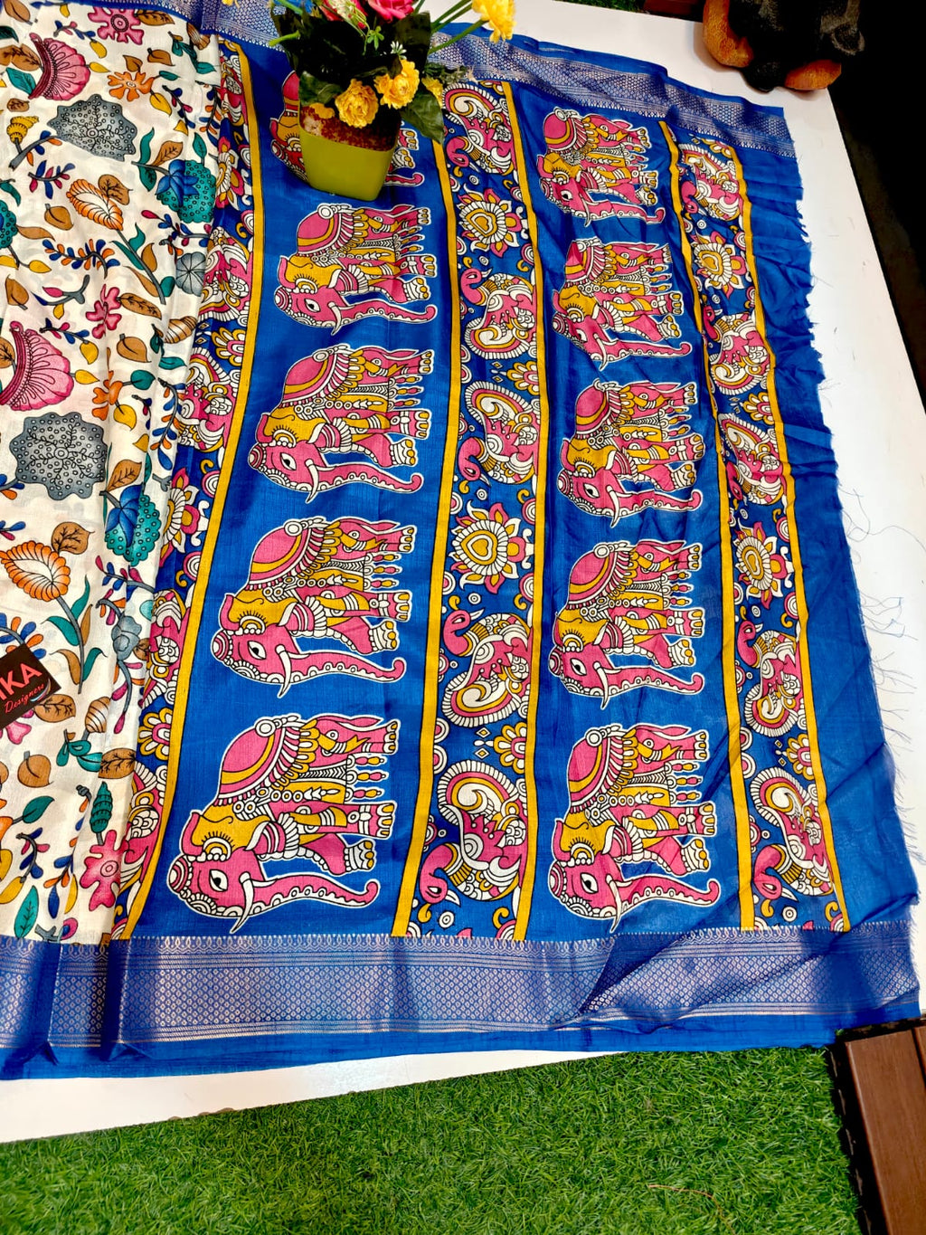 semi dola dupia saree