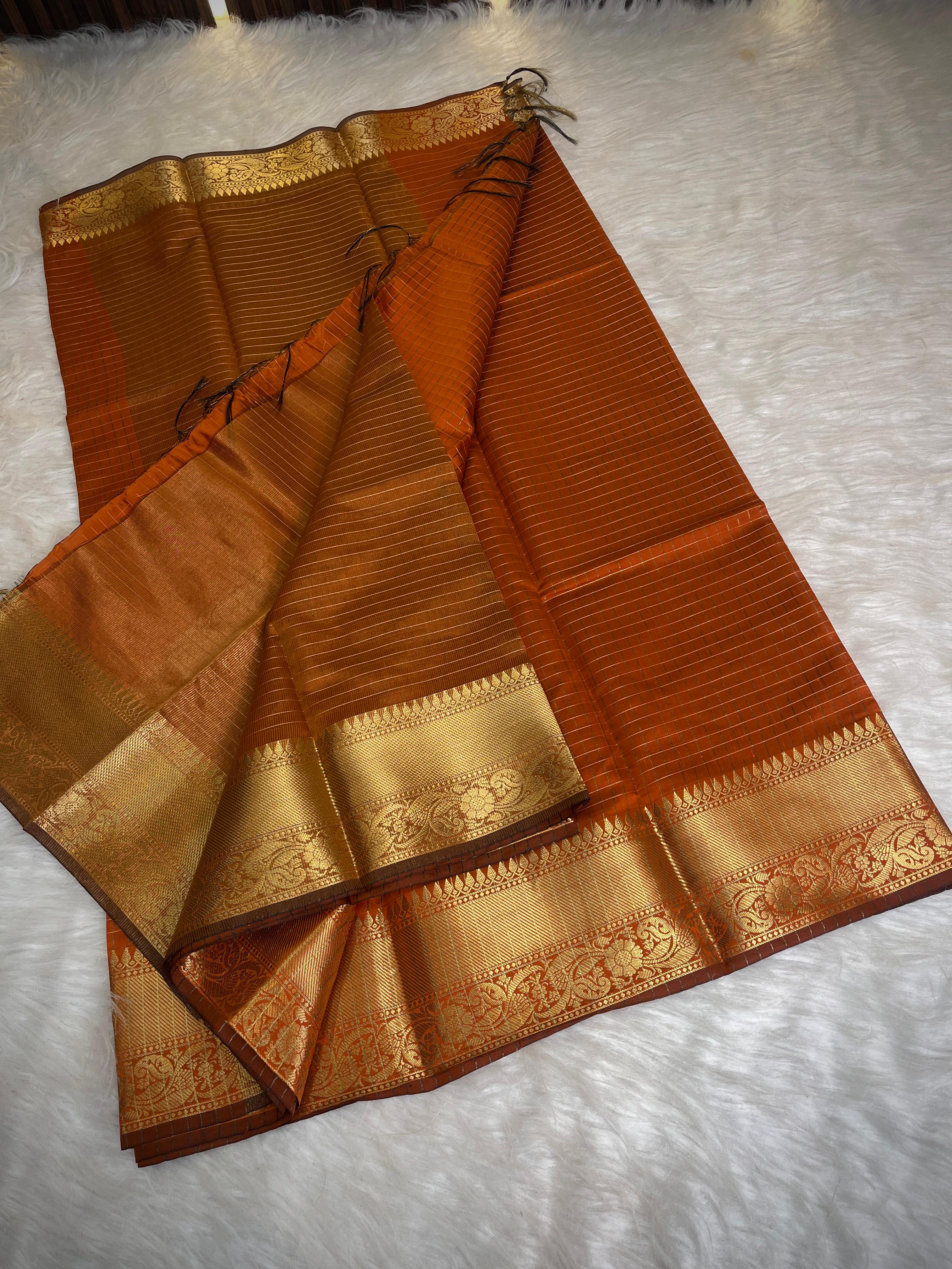 Banarasi katan soft silk saree 
Check