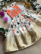 Moti Work silk gown