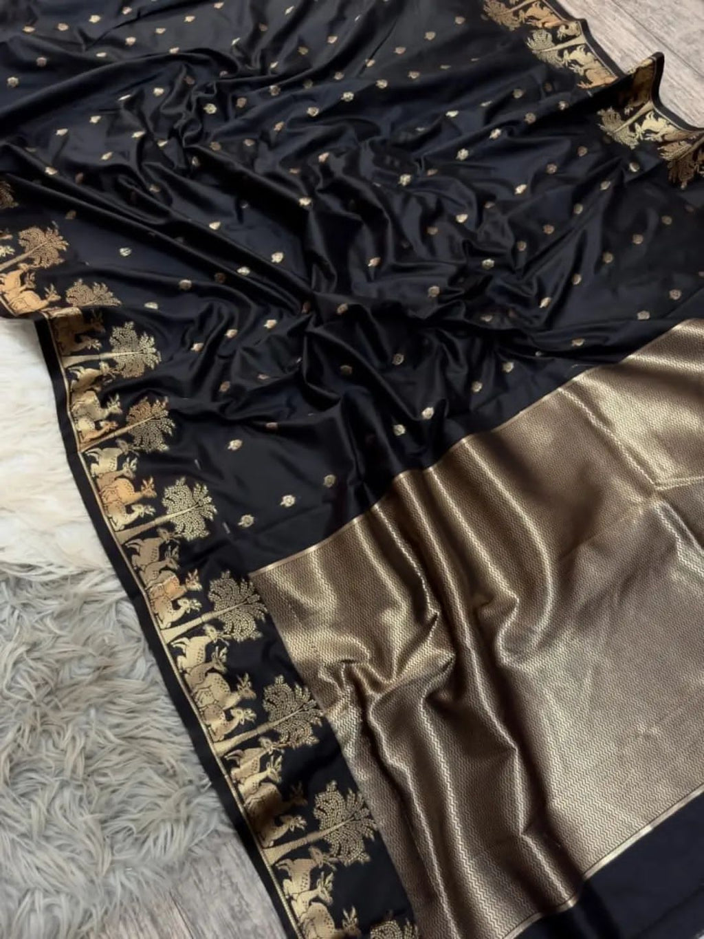 Pure viscose Muslin Silk Saree