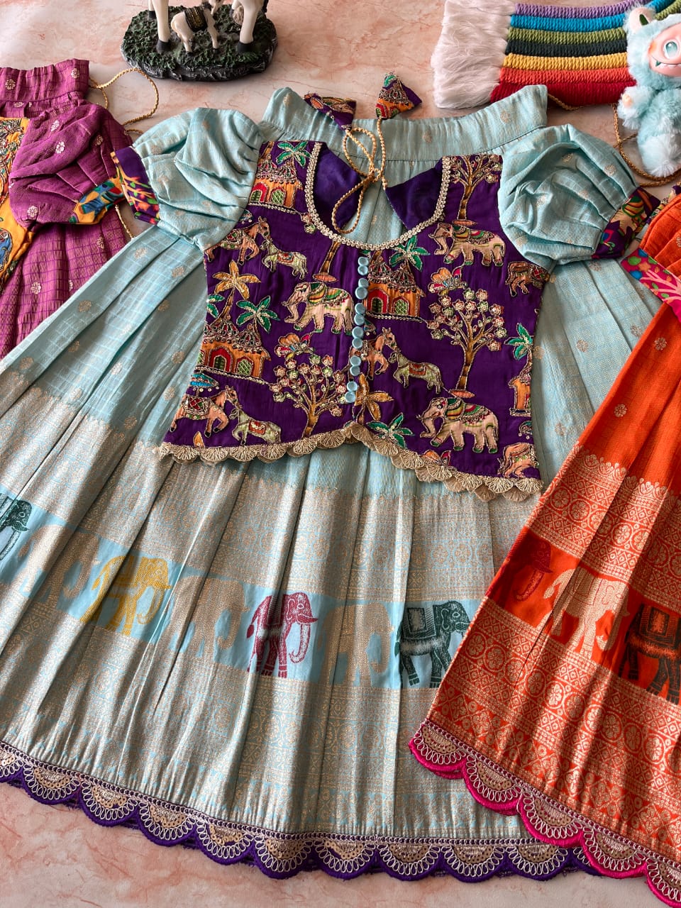 TISSUE Kids Lehengha