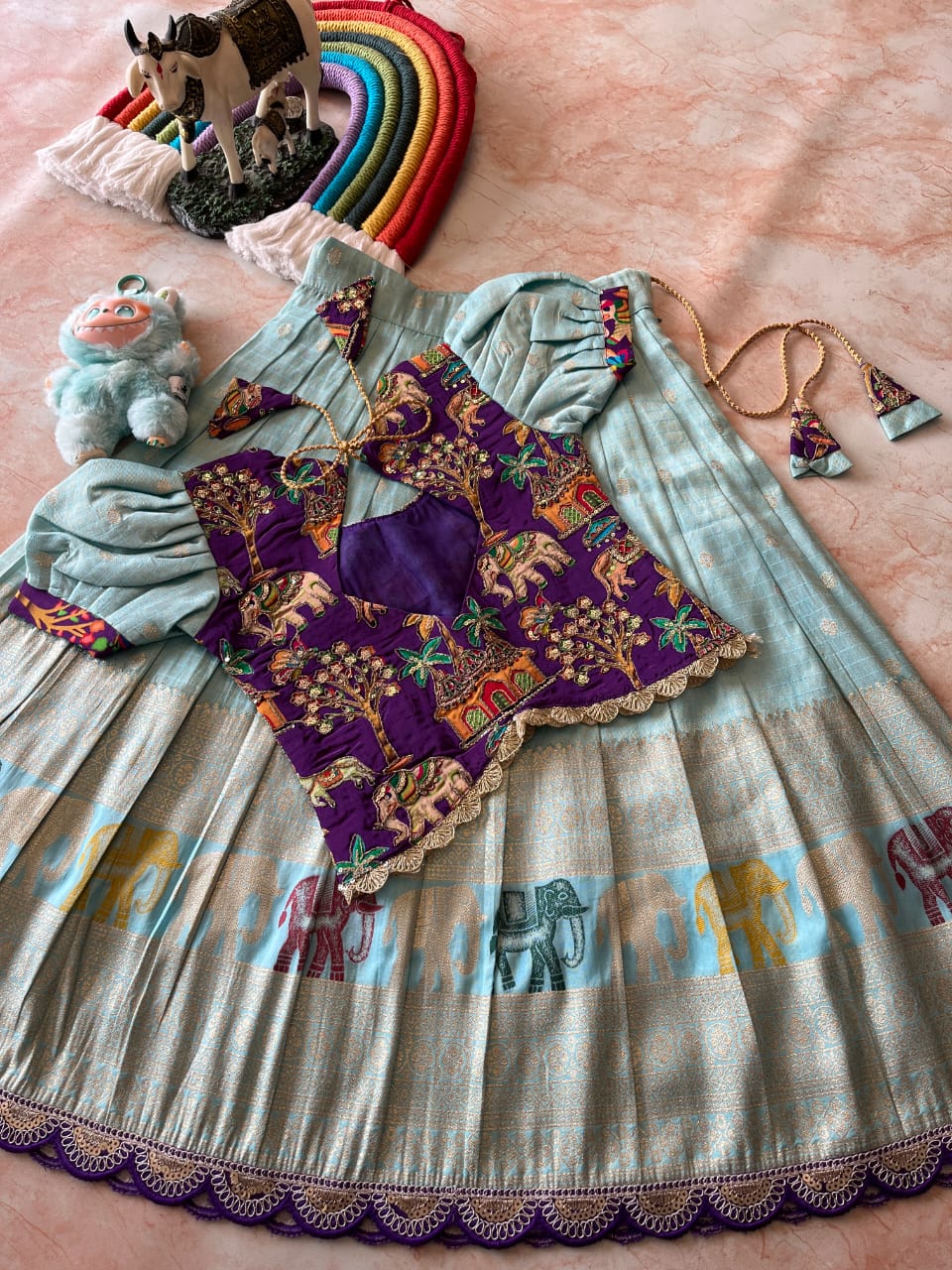 TISSUE Kids Lehengha