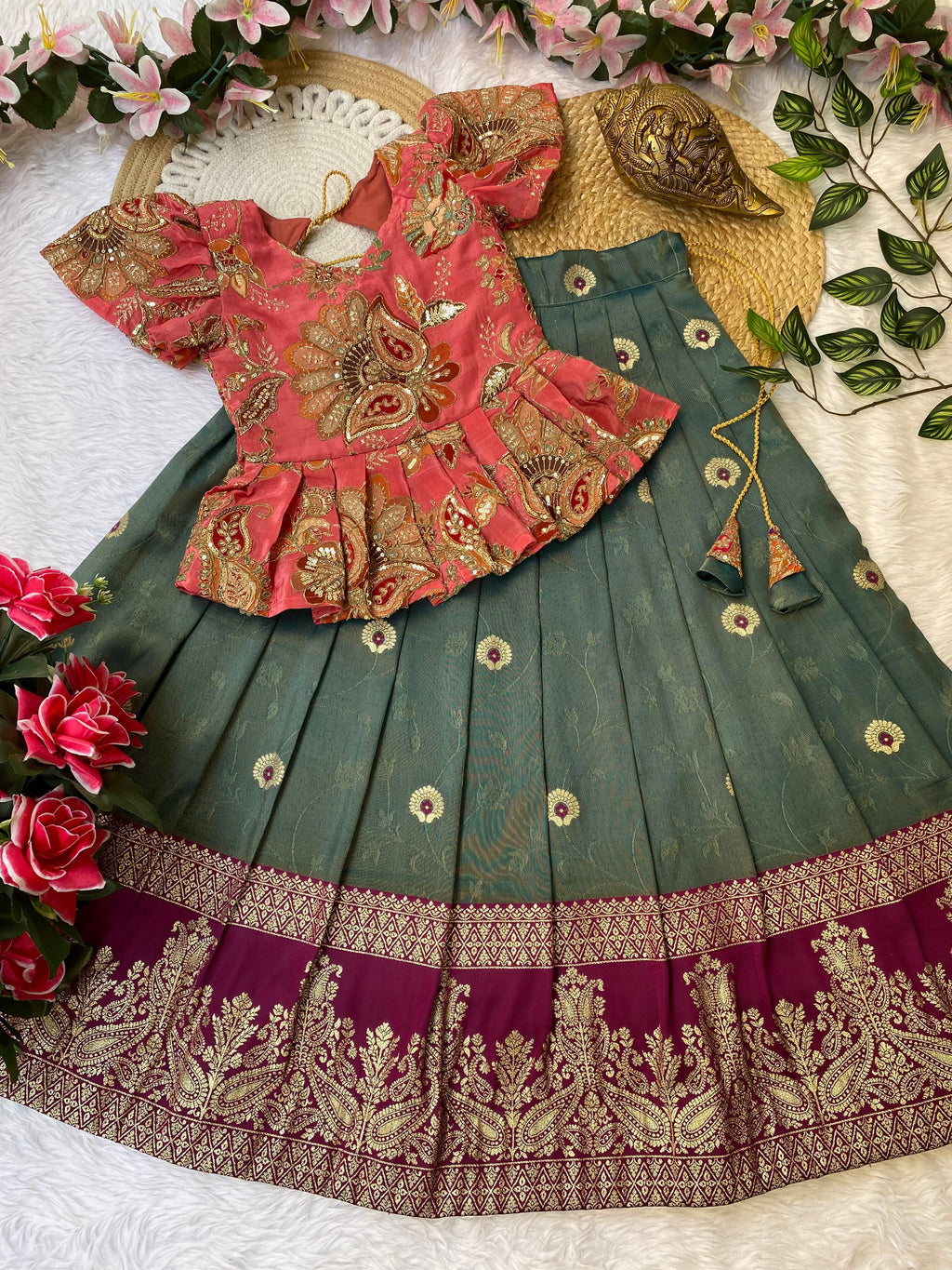 KIDS TRENDING LEHENGA