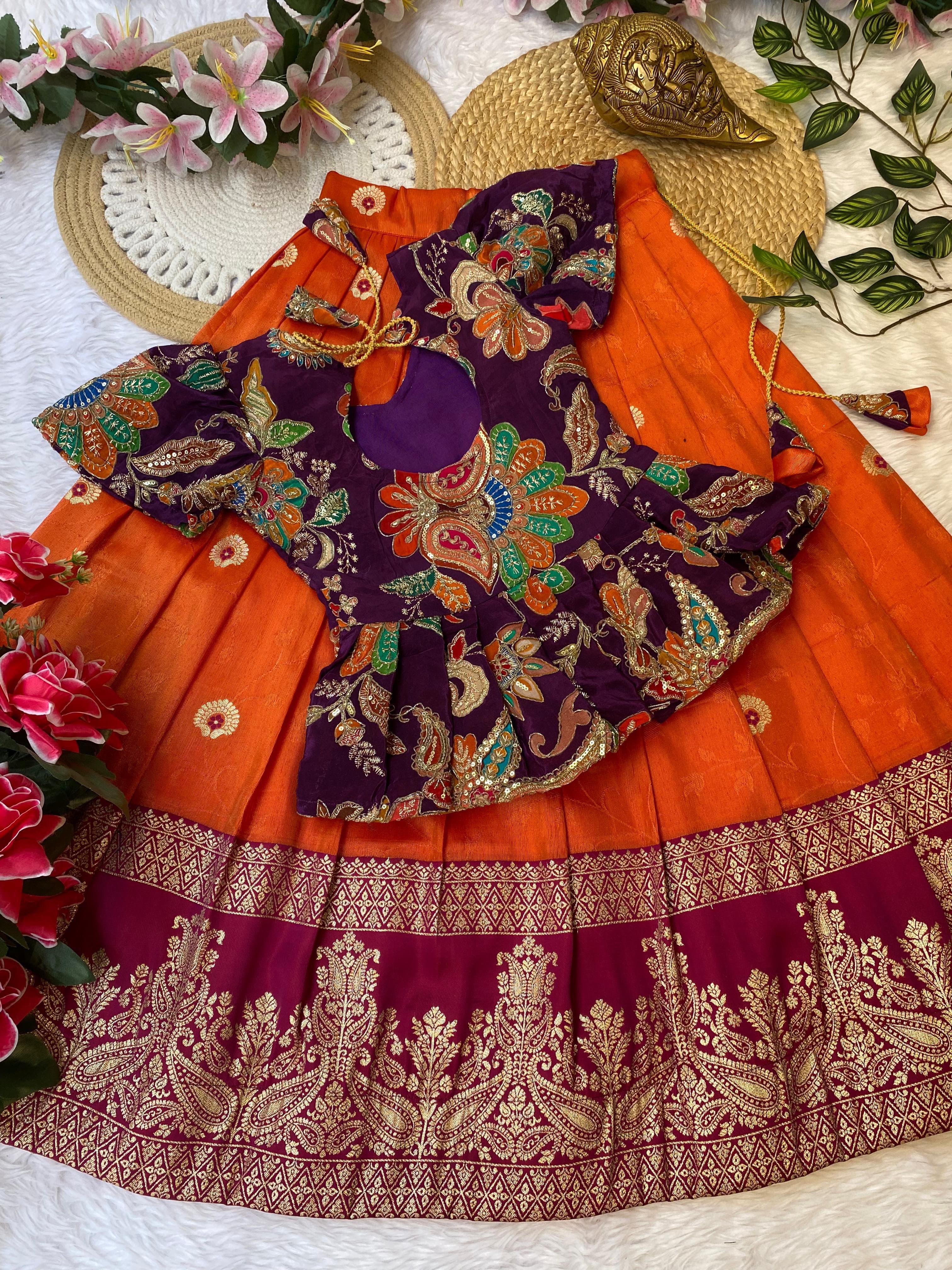 KIDS TRENDING LEHENGA