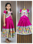 PAITHANI KIDS FROCK