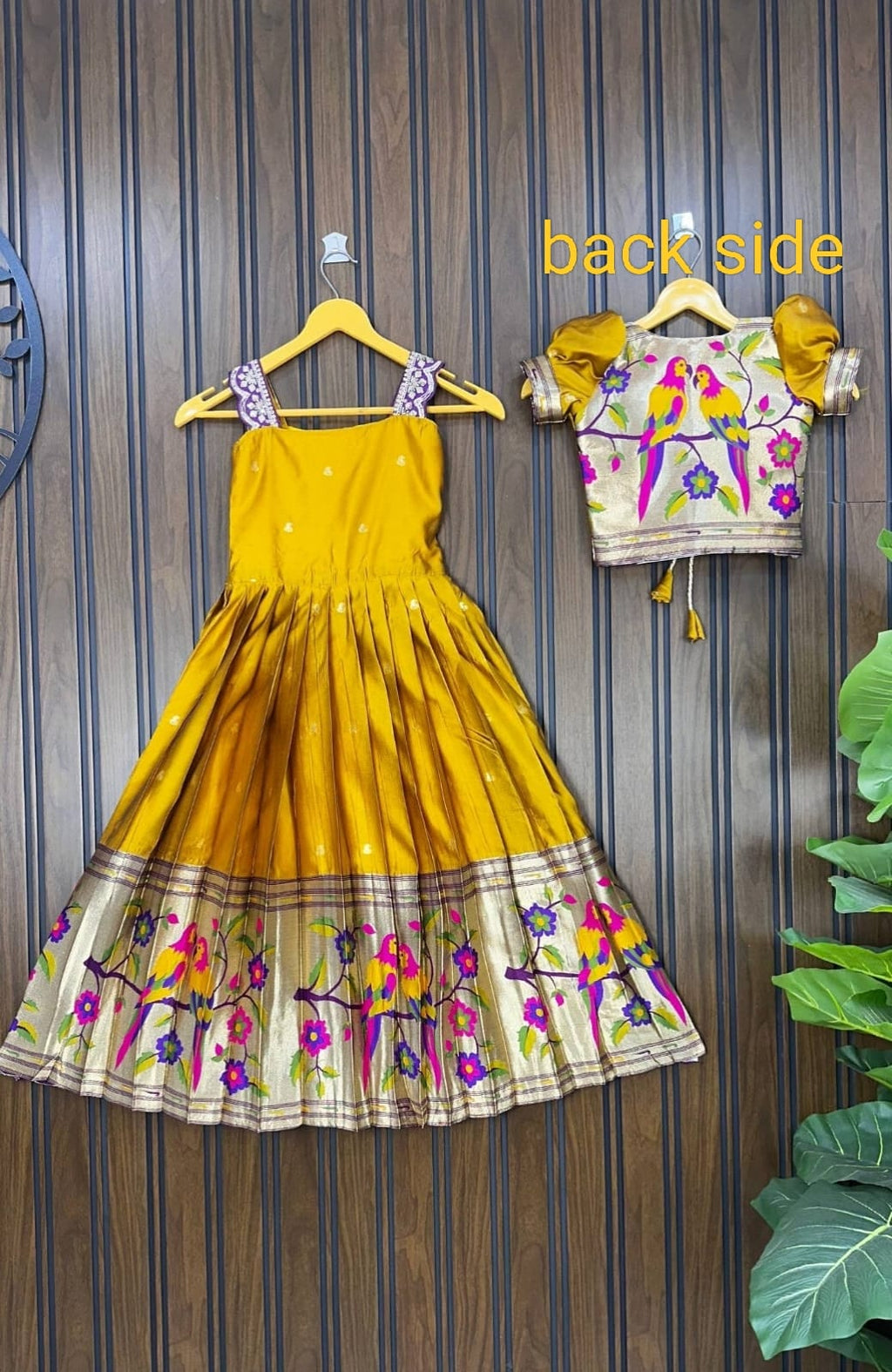 PAITHANI KIDS FROCK