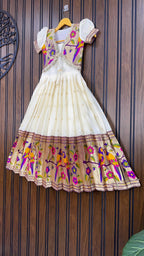 PAITHANI KIDS FROCK