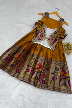 PAITHANI KIDS FROCK