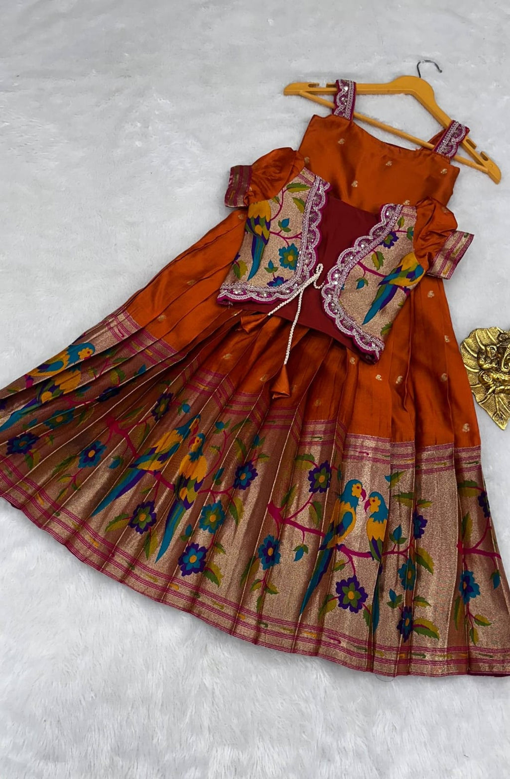PAITHANI KIDS FROCK