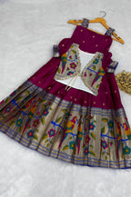 PAITHANI KIDS FROCK