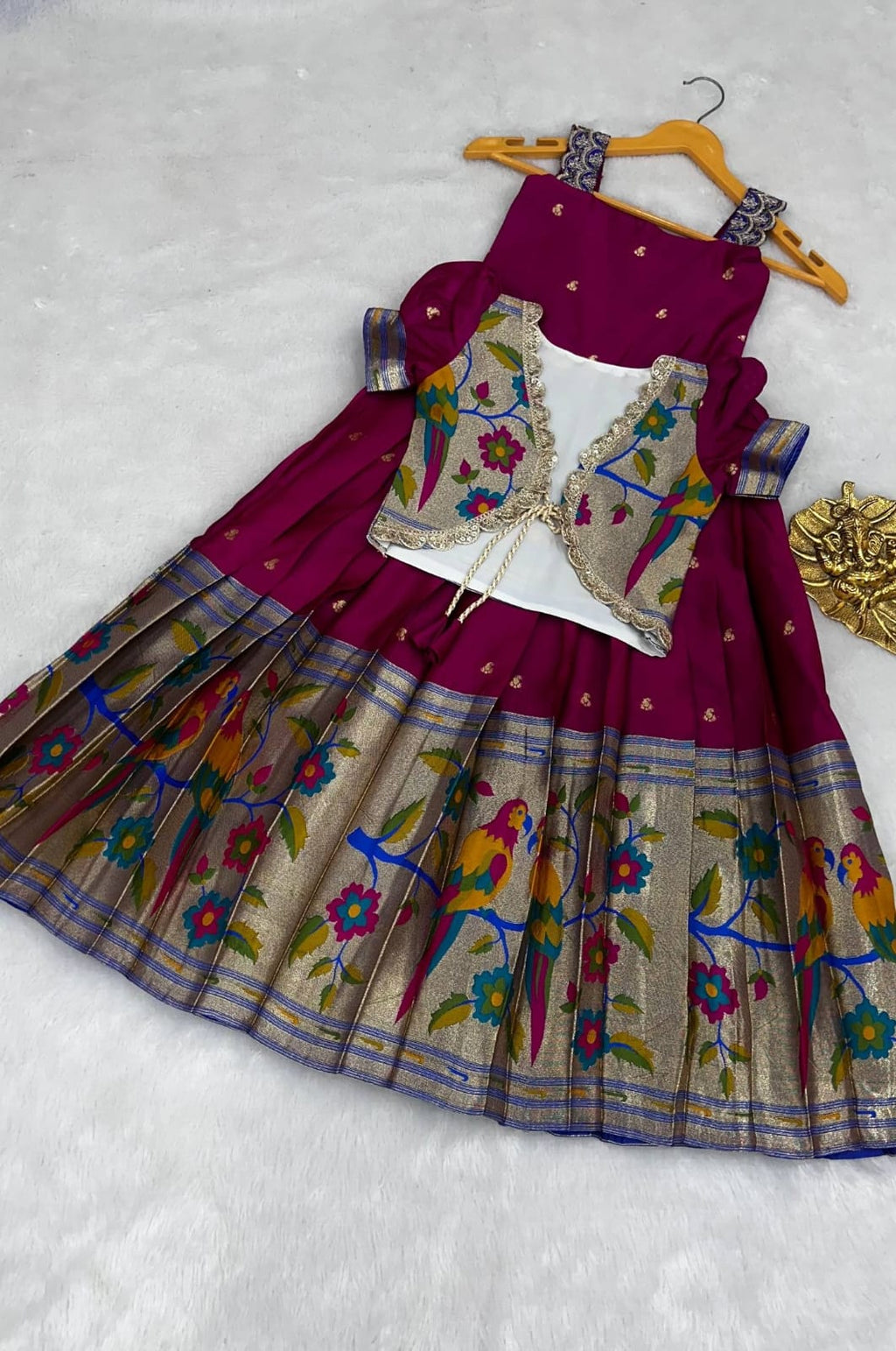 PAITHANI KIDS FROCK