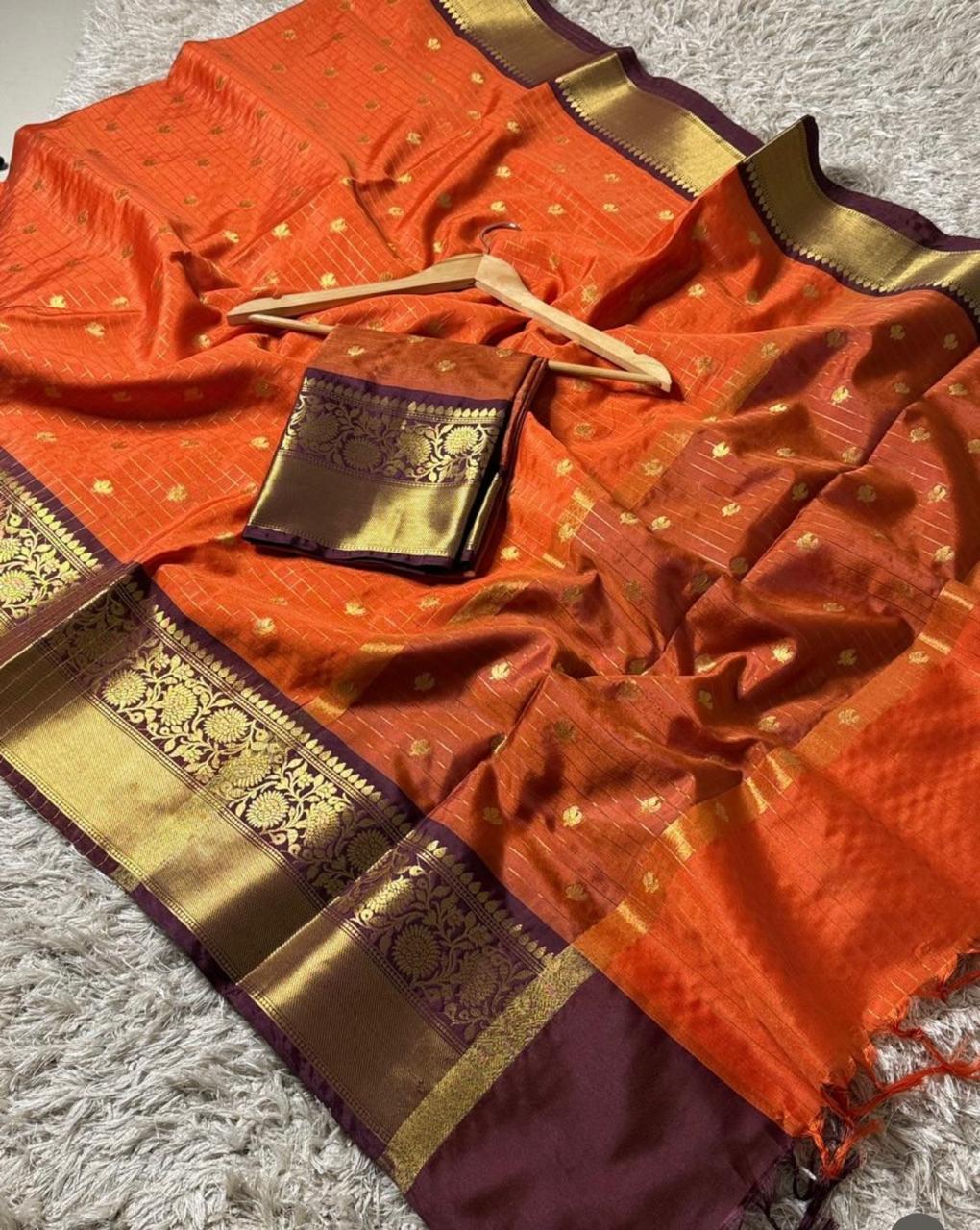 soft semi gadwal saree