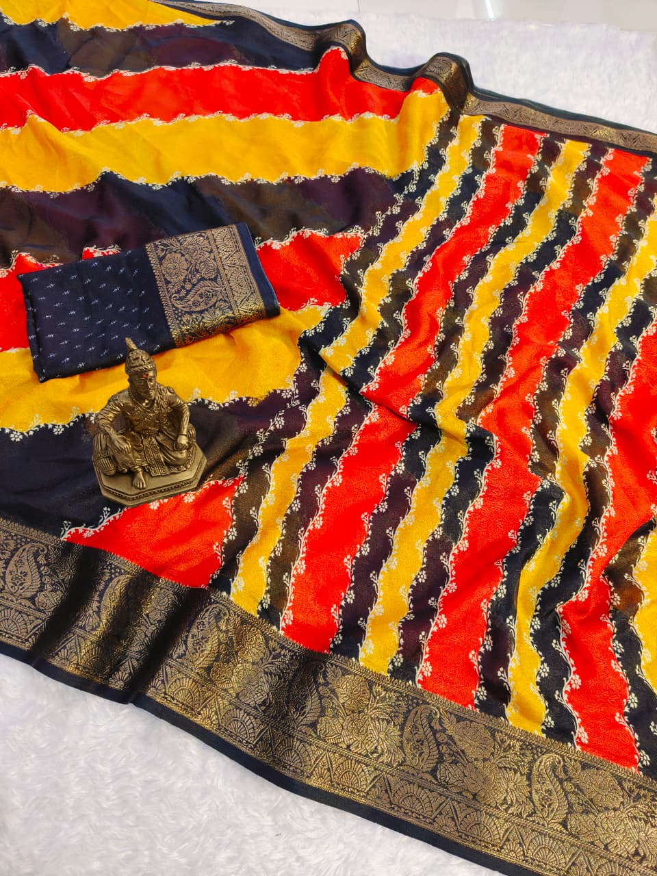 MARSHMALLOW RAINBOW SAREE