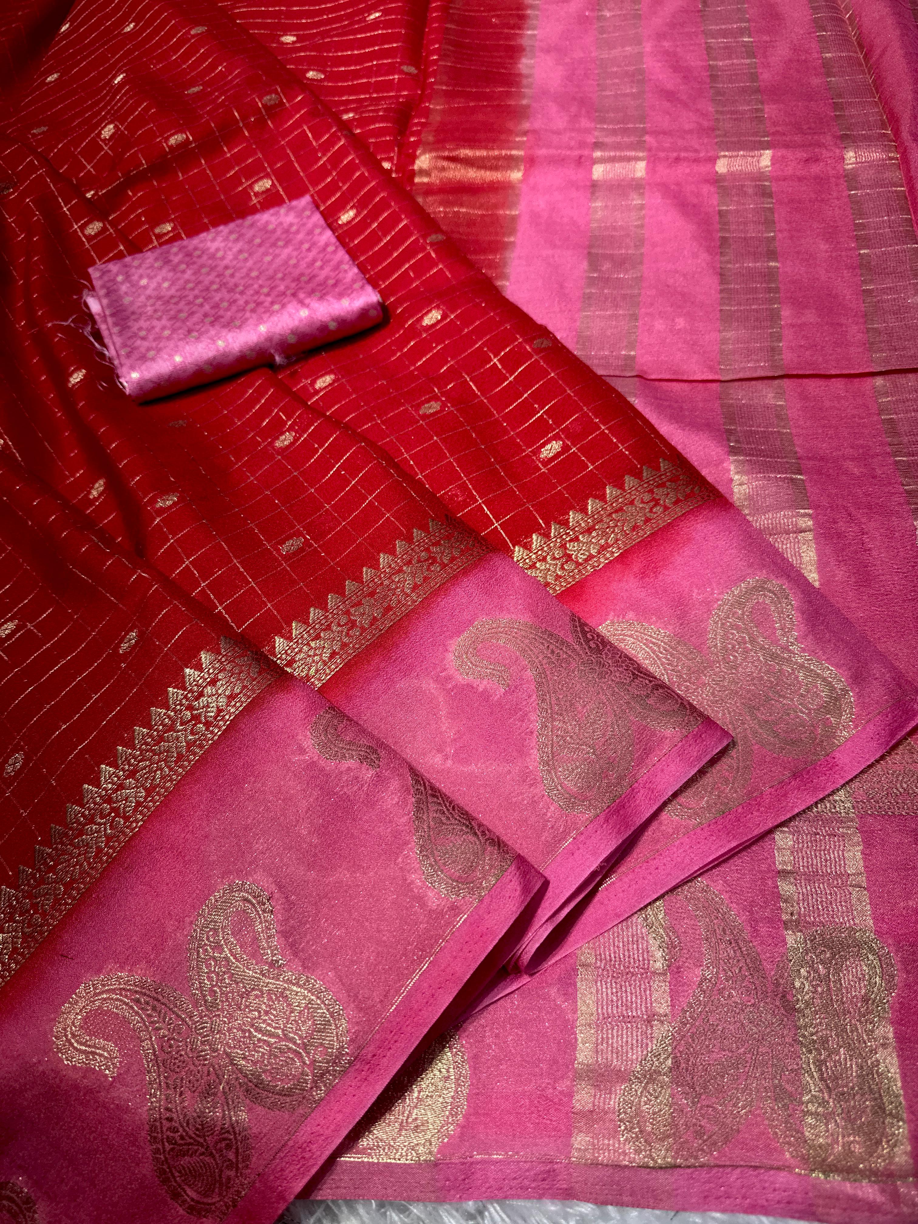premium georgette sarees