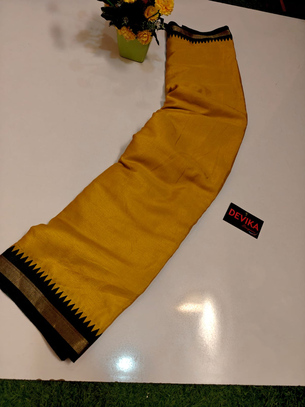 semi chinnon saree