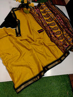 semi chinnon saree