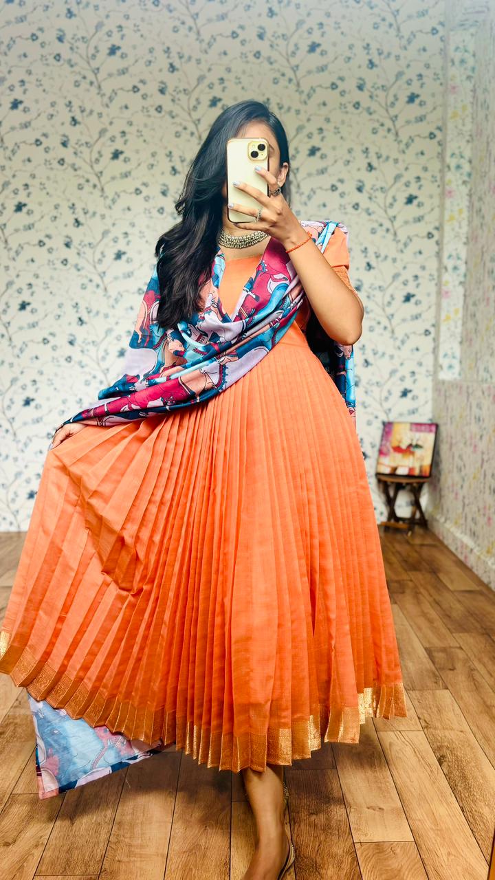 Handloom & Kalamkari Fusion ✨
