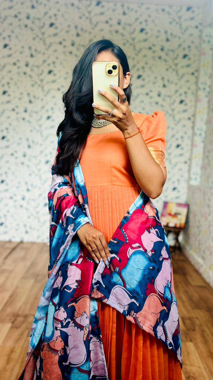 Handloom & Kalamkari Fusion ✨