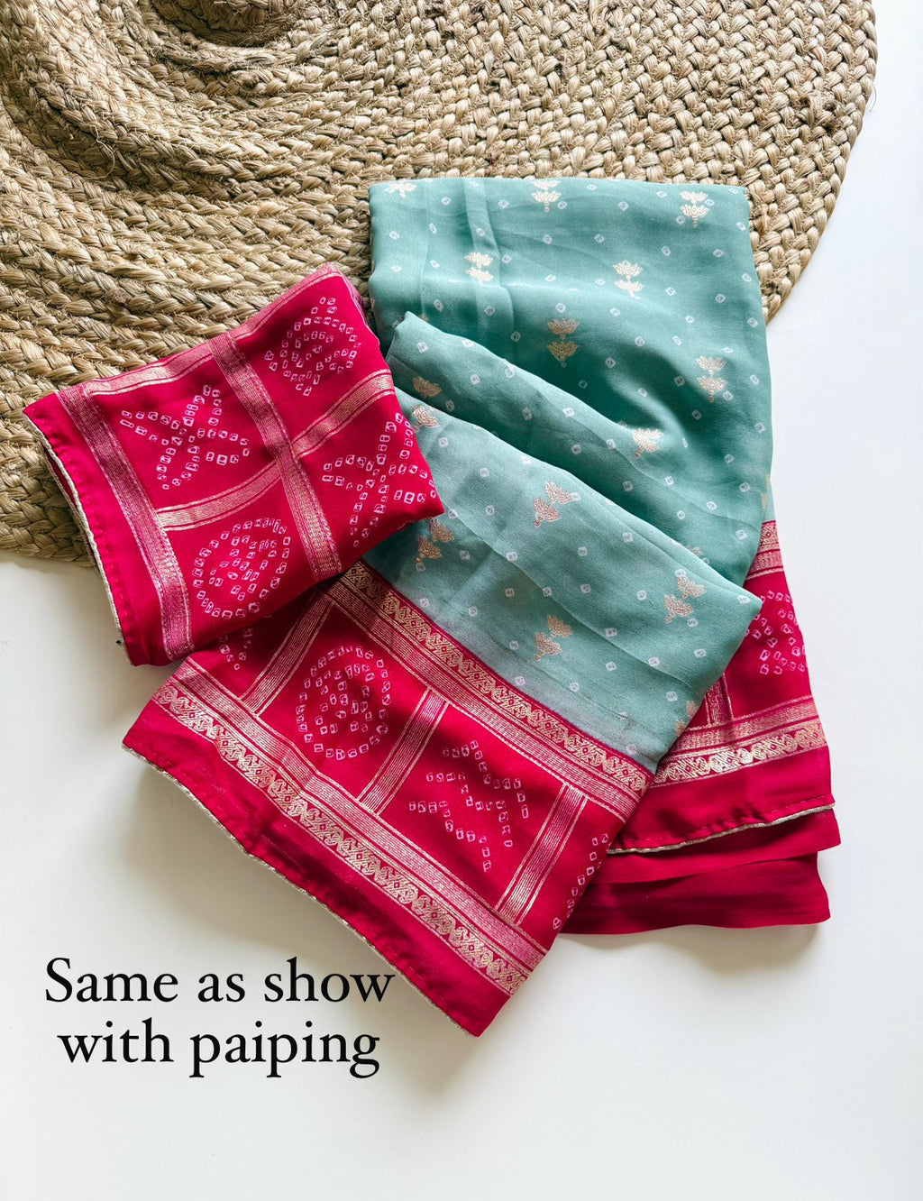 dull moss saree