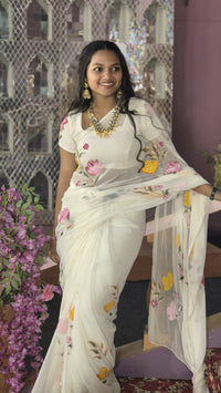 Shiffon sarees