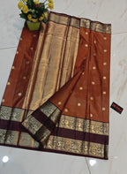 Rust orange trending SAREE            RUST399