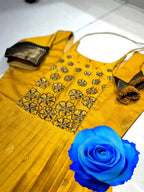 maggam work frock