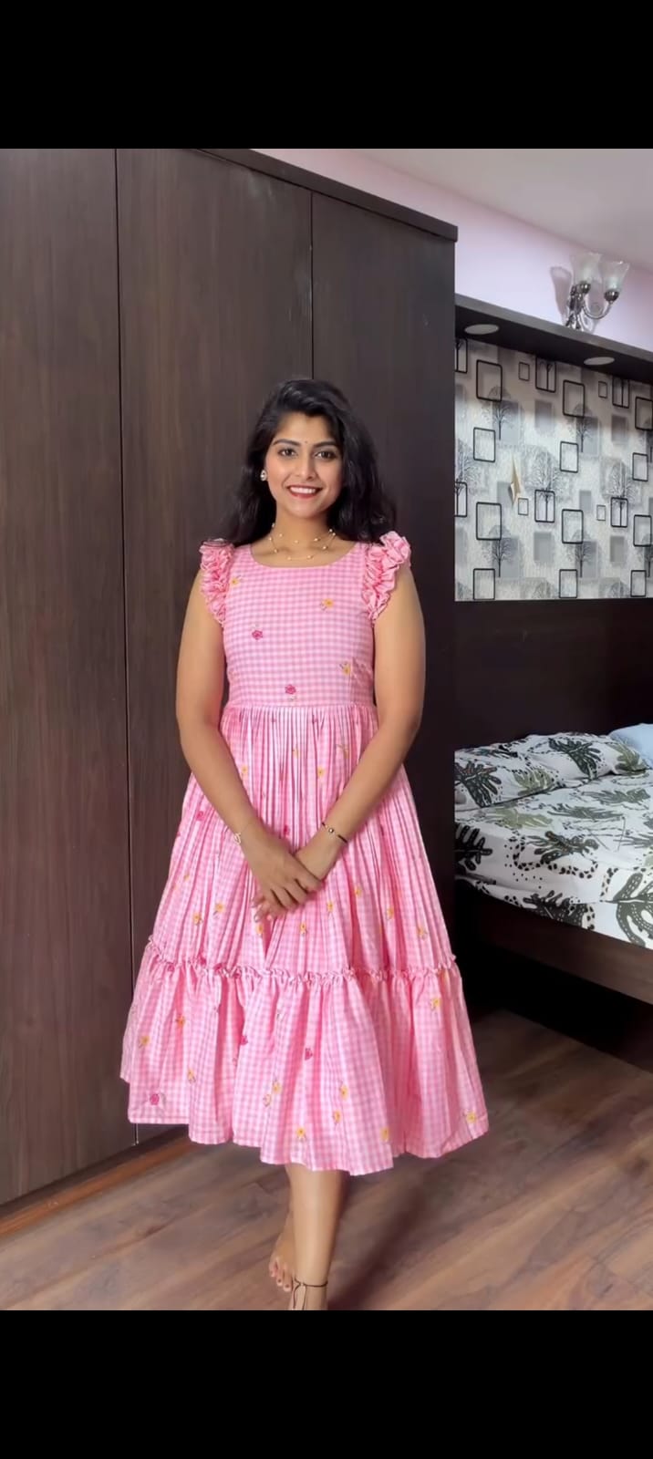 Mul chanderi frocks                    C999