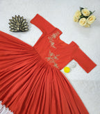 Fux Georgette  Hand work Midi Dress.