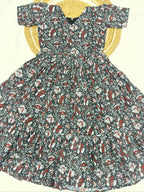 Mul Mul  kalamkari Cotton frocks    yodha-19