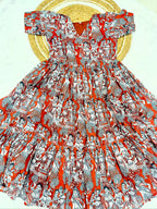 Mul Mul  kalamkari Cotton frocks    yodha-19