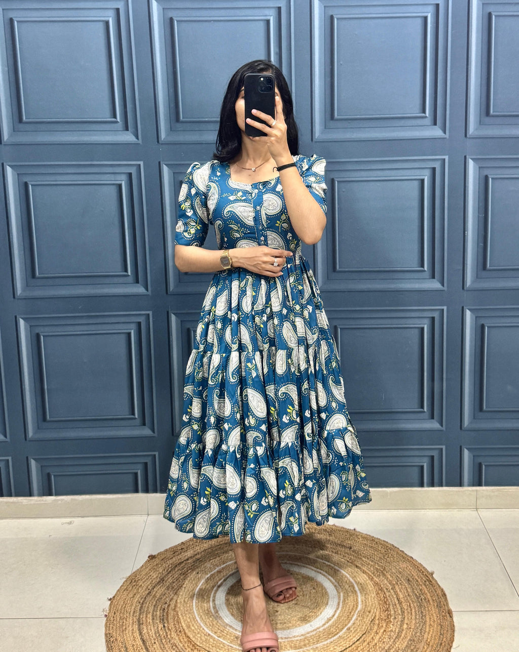 STYLISH 3 LAYER MAXI GOWN C33