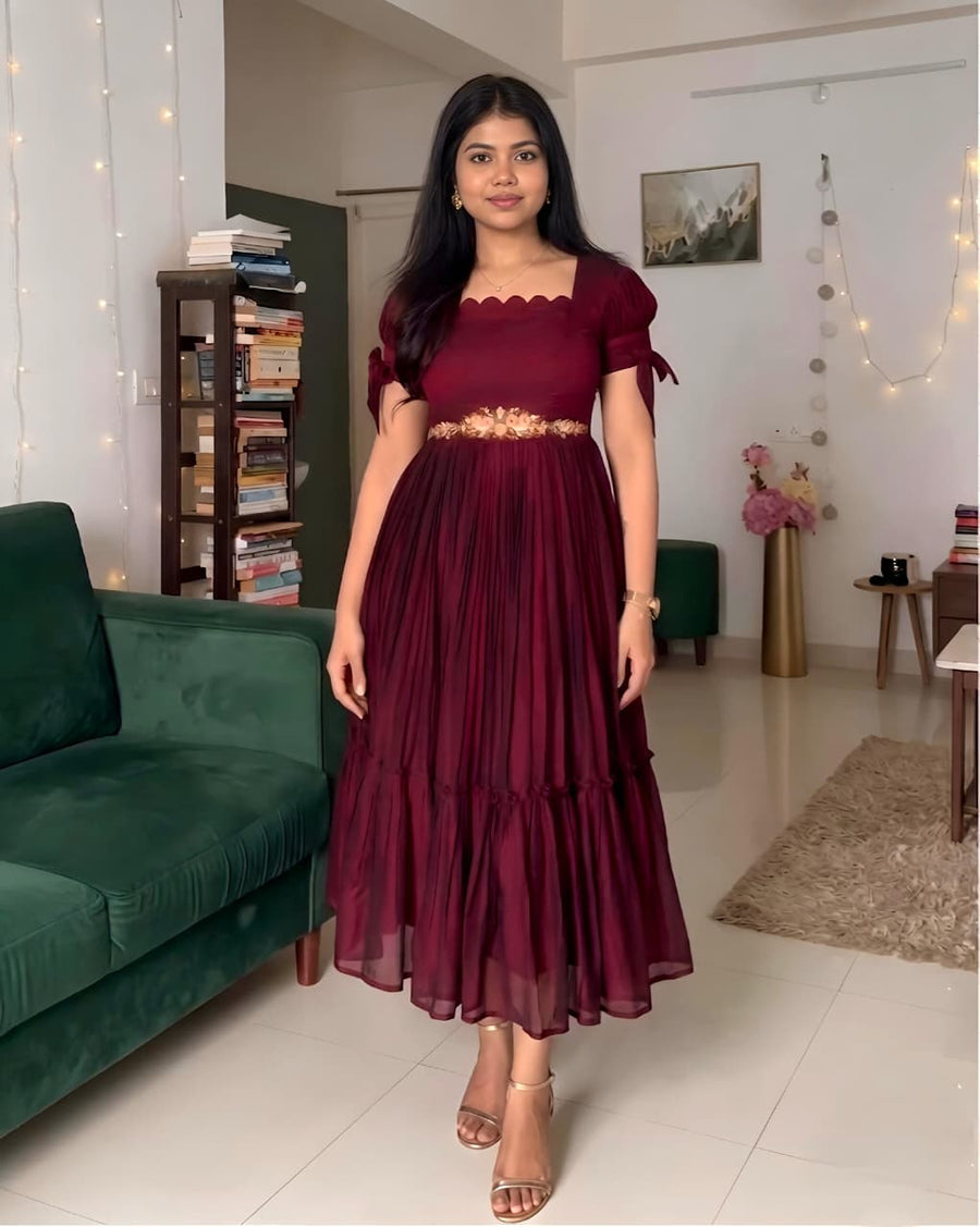 Handwork Gown  RED