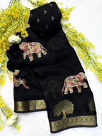 MASSMELLO SELF VIEWING SAREE