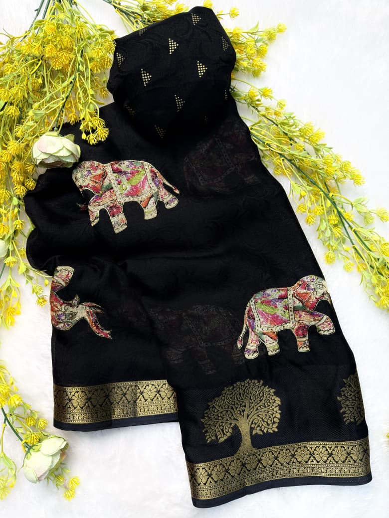 MASSMELLO SELF VIEWING SAREE