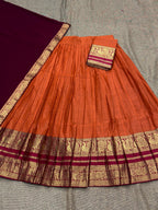 RUST22 ORANGE LEHANGA