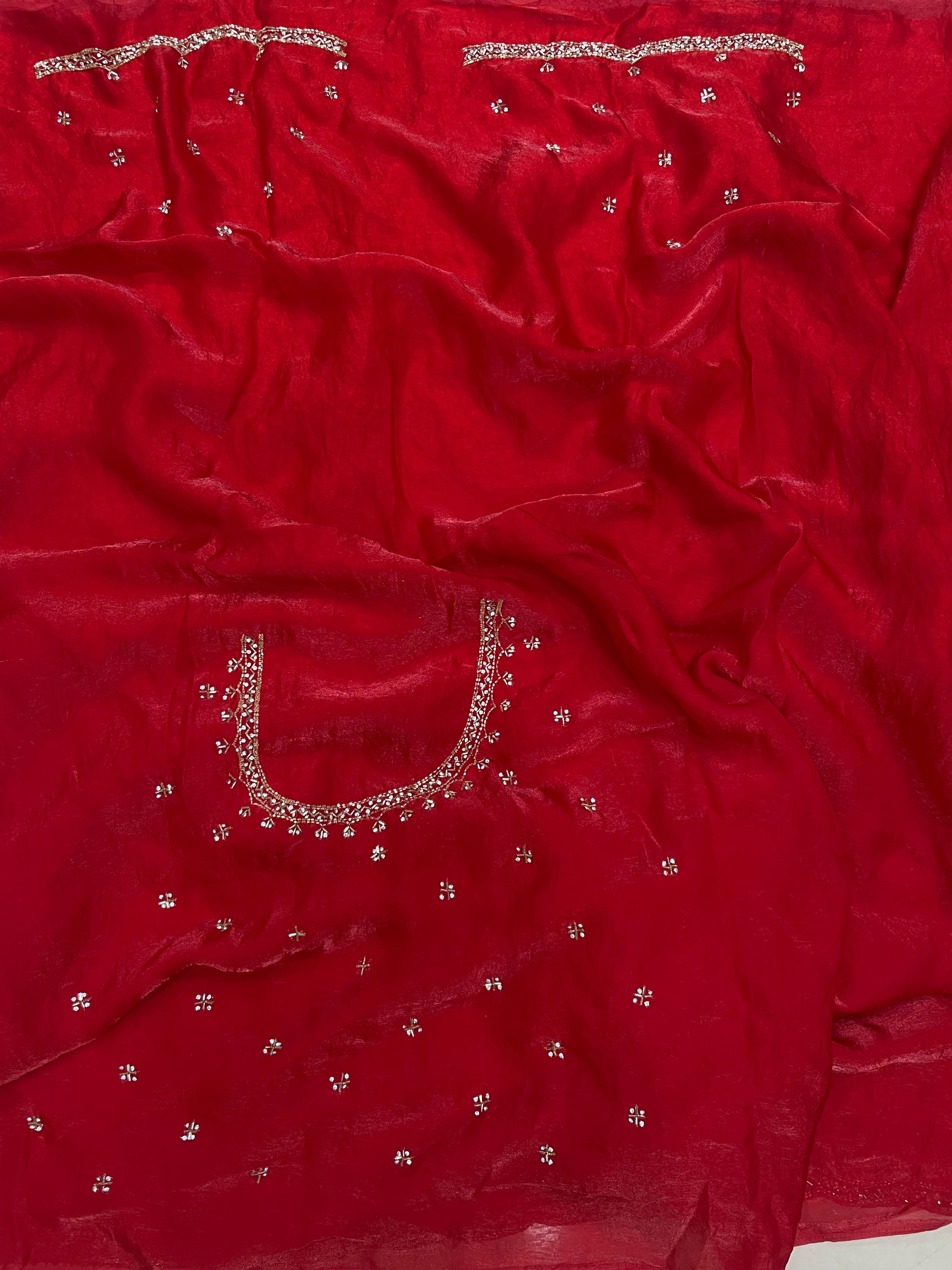 DIAMOND WORK SAREE D10