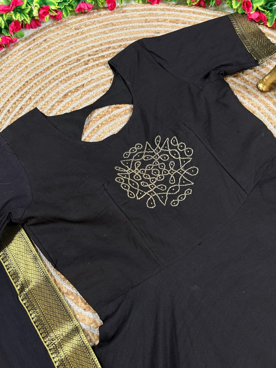Mul-Mul Cotton Anarkali MUL10