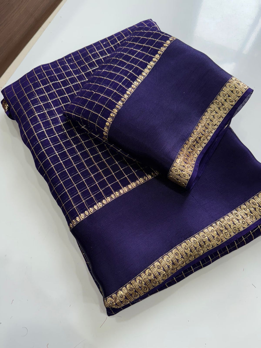 VISCOSE GEORGETTE SAREE  V400