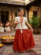 Princes gown orange kid 19